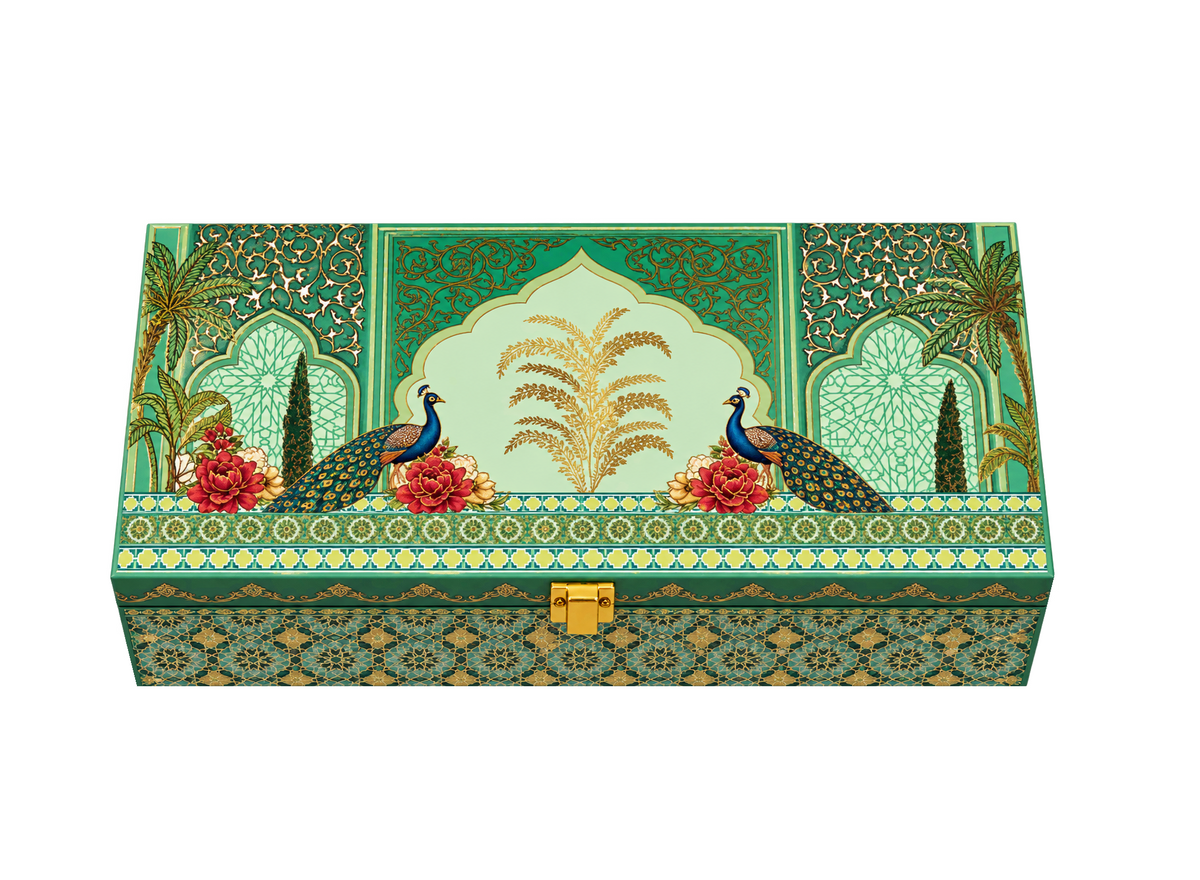 Rituals Republic Royal Gourmet Gift Box – A2 Desi Ghee, Premium Cashews & Mixed Nuts