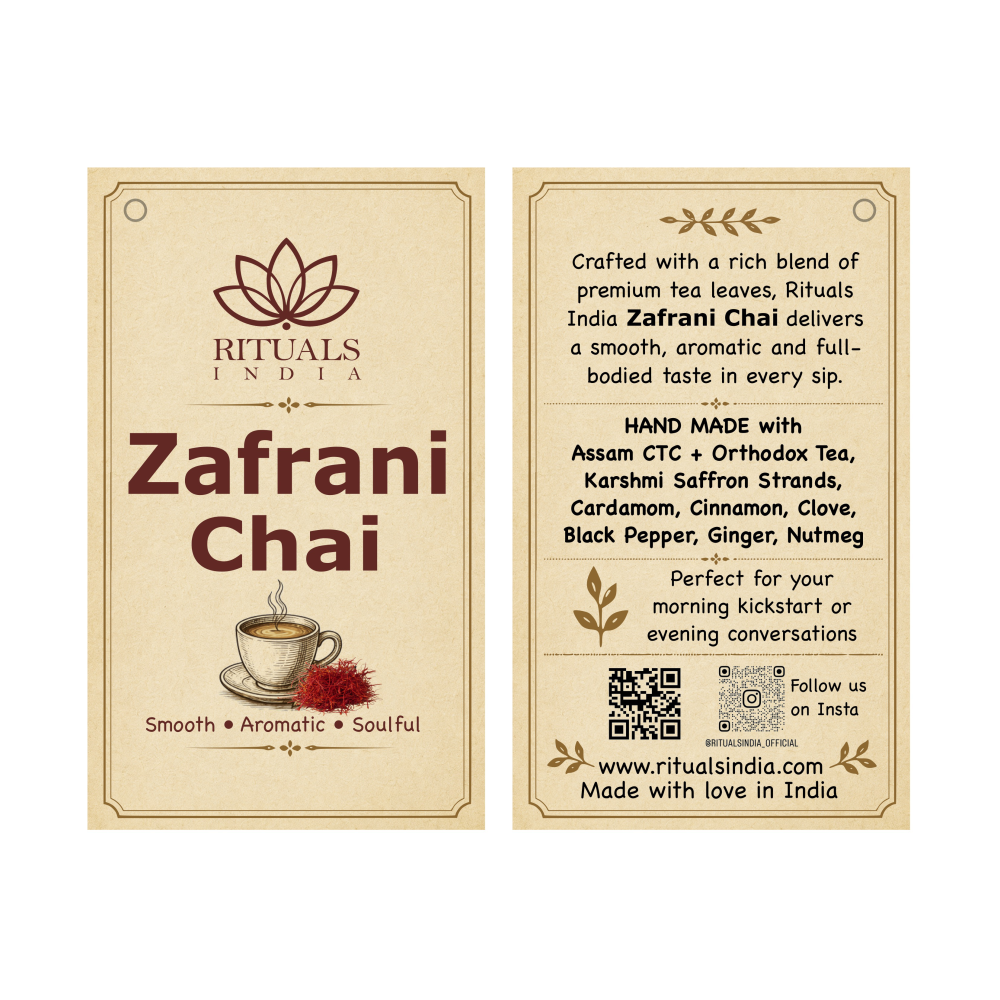Zafrani Chai – Saffron & Spice Black Tea