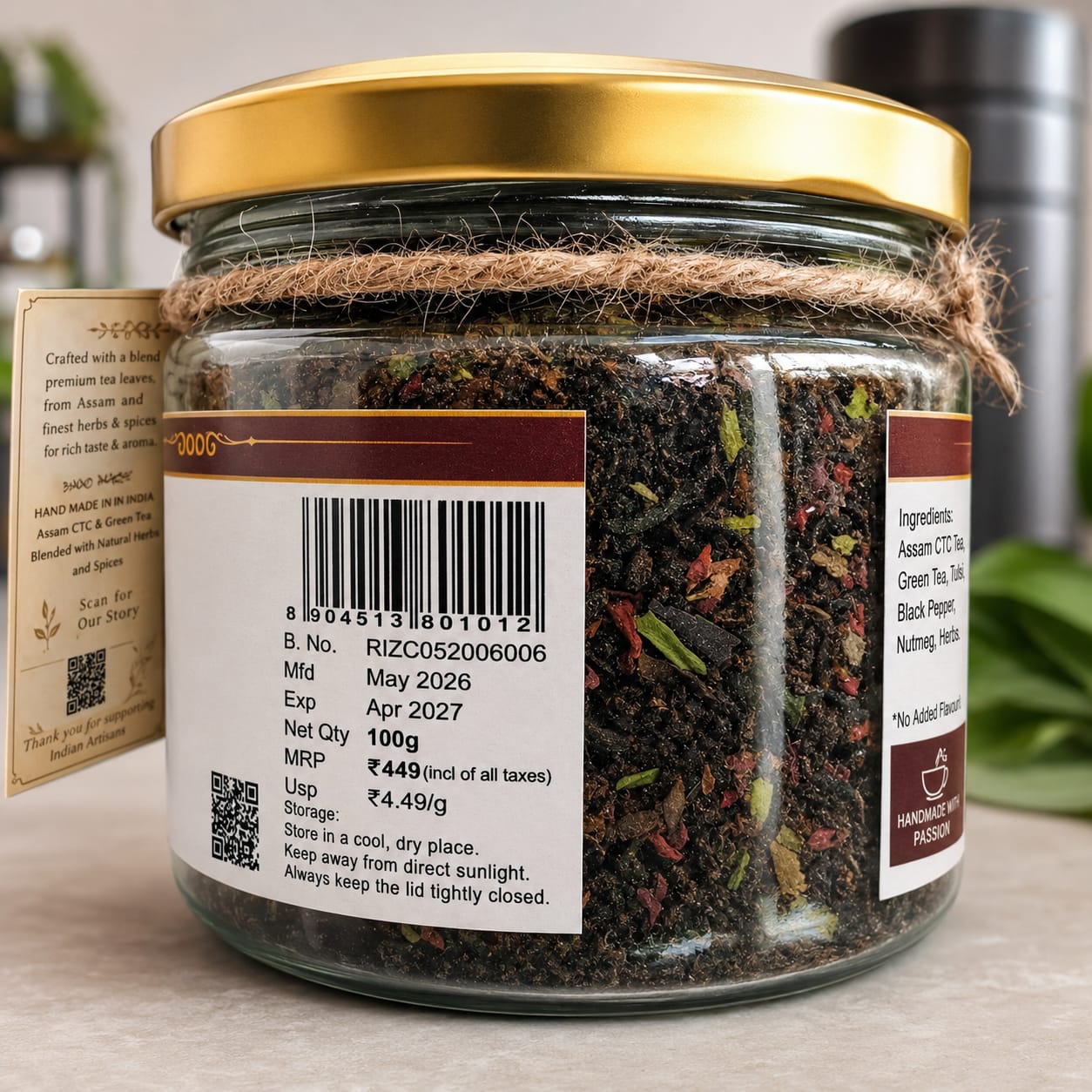Zafrani Chai – Saffron & Spice Black Tea
