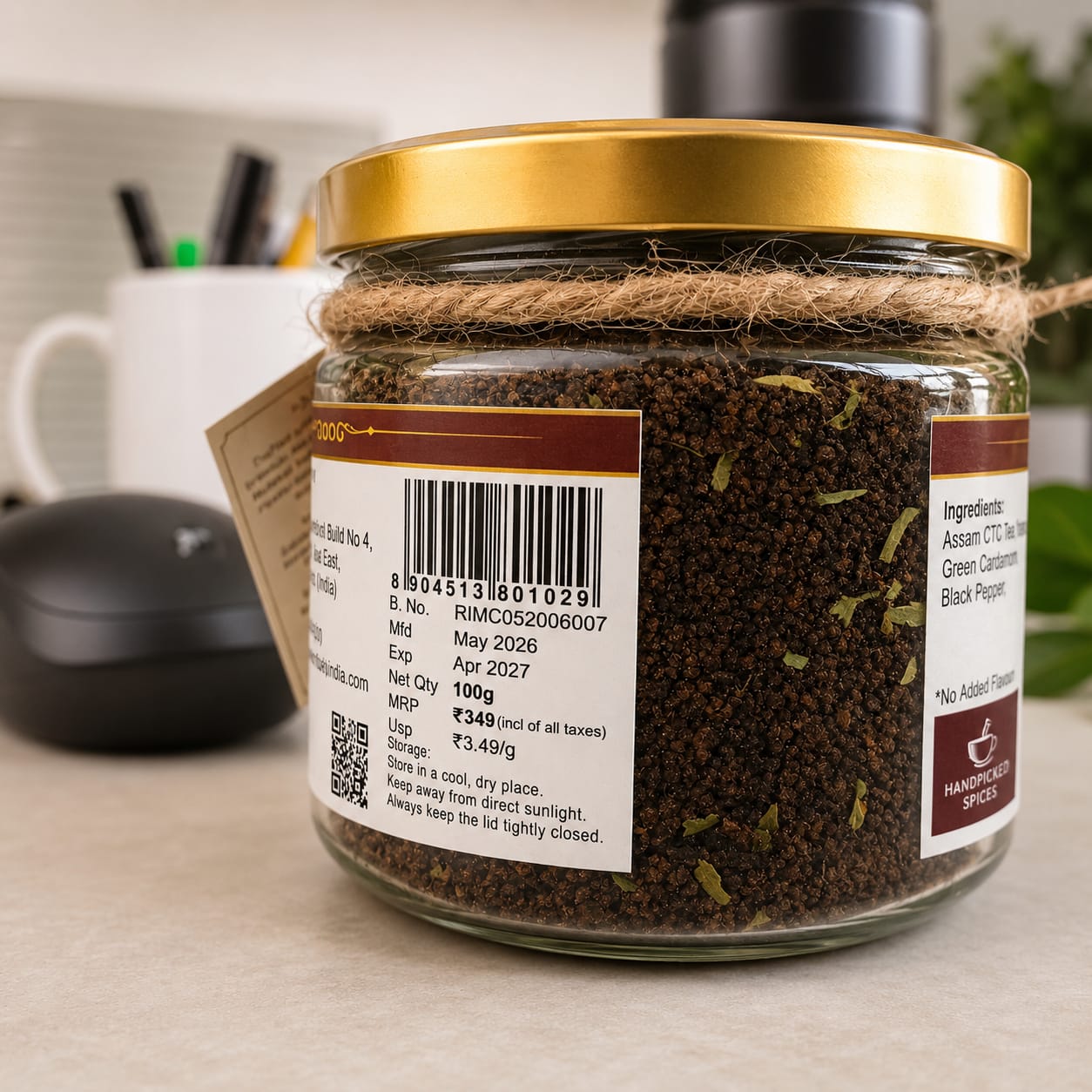 Mumbai Cutting Chai – Mumbai-Style Spiced Black Tea