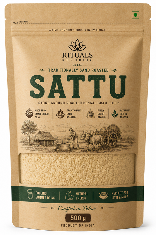 Rituals Republic Sattu | Traditionally Ground Roasted | 500 gm