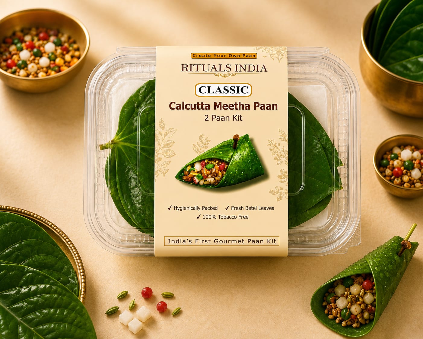 Classic Calcutta Meetha Paan | 2 Paan DIY Kit