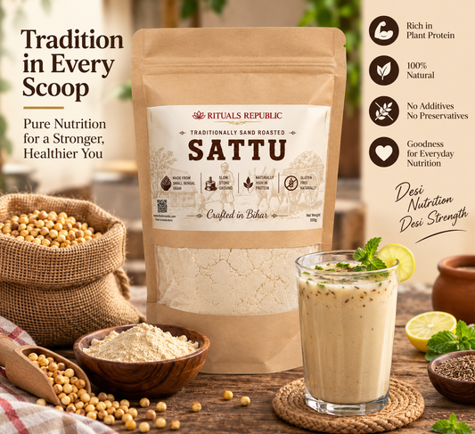 Rituals Republic Sattu | Traditionally Ground Roasted | 500 gm